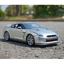 Acheter Universal Échelle 1: 18 Nissan GTR R35 modèle de voiture en alliage voiture moulée sous pression jouet de simulation adulte collection cadeau | Voiture jouet moulée sous pression.(Argent)