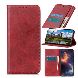 Etui en PU auto-absorbé avec support rouge pour votre Apple iPhone 12 5.4 pouces