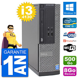 PC Dell Optiplex 3020 SFF i3-4130 RAM 8Go Disque Dur 500Go Windows 10 Wifi - Occasion