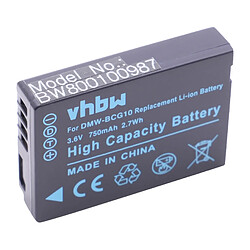 vhbw Batterie compatible avec Panasonic Lumix DMC-TZ8, DMC-TZ9, DMC-ZS10, DMC-ZS15, DMC-ZS20, DMC-ZS6 appareil photo APRN (750mAh, 3,6V, Li-ion)