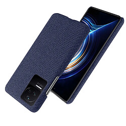 Coque en TPU + PU dissipation de la chaleur, bleu pour votre Xiaomi Redmi K50/K50 Pro