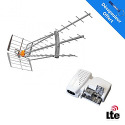 TELEVES Pack Antenne DAT HD BOSS LR LTE700 (C.21 - C.48) Gain 47dBi ! TNT UHF + Alimentation 24V