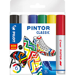 PILOT Marqueur à pigment PINTOR, medium, set de 6 'CLASSIC' ()