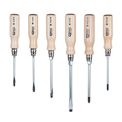 KS TOOLS Tournevis ERGOTORQUE BOIS 6 pcs Kstools