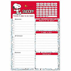 Grupo Erik - Bloc Notes A5 Snoopy, Planning Journalier | Daily Planner, To Do List, Papeterie de Bureau, Planificateur, Blocs Mémo, Fournitures Scolaires