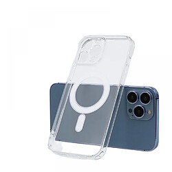 General Coque pour iPhone adaptée pour iPhone 14, coque magnétique [dernière technologie anti-jaunissement] compatible avec Magsafe Durable Women, protection parfaite à 360 degrés, meilleur cadeau-transparence