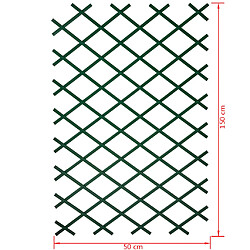 Acheter Nature Palissade de jardin 50 x 150 cm PVC Vert