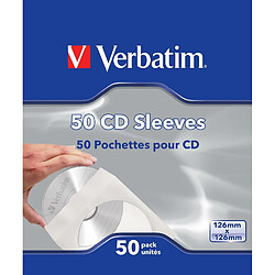 Verbatim pochettes en papier pour CD/DVD (pack de 50)