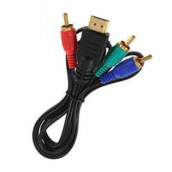 Acheter Universal Adaptateur câble HDMI à 3 RCA Adaptateur câble AV Audio Vidéo Convertisseur Connecteur Composant Câble