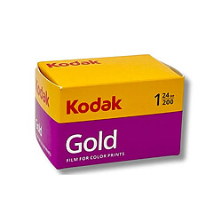 KODAK GOLD Pack 1 x Pellicule 200 ISO - Format 135 - 35 mm - 24 poses - Multicolore