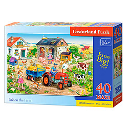 Castorland Puzzle 40 pièces : Vie à la ferme