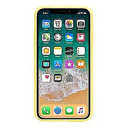 Acheter Universal Étui en silicone roulé à bord doux jaune pour votre Apple iPhone X