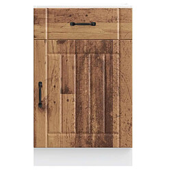 Avis vidaXL Armoire de cuisine Lucca vieux bois bois ingénierie