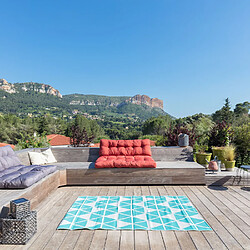 Avis Tapis d'extérieur/intérieur réversible 180x90cm - galapagos90cm - RED DECO