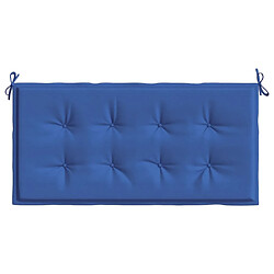 Acheter Maison Chic Coussin Confort | pouf | Coussin de banc de jardin bleu royal 120x50x3 cm tissu oxford -GKD24812