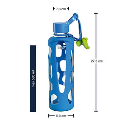 Avis LEONARDO HOME Bambini 028832 Gourde unisexe en forme de crocodile Bleu 500 ml 27,3 cm