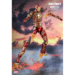 Hot Toys MMS412 - Marvel Comics - Iron Man 3 - Bones Mark 41 Retro Armor Version pas cher