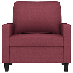 Avis Maison Chic Fauteuil relax,Chaise pour salon Rouge bordeaux 60 cm Tissu -MN90620