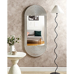 Beliani Miroir BRIANT 130 cm Blanc