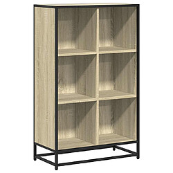 vidaXL Bibliothèque chêne sonoma 65,5x33x107,5 cm bois d'ingénierie