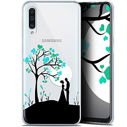 Caseink Coque Pour Samsung Galaxy A50 (6.4 ) [Gel HD Collection Love Saint Valentin Design Sous l'arbre - Souple - Ultra Fin - Imprimé en France]