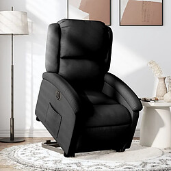 Maison Chic Fauteuil Relax pour salon, Fauteuil inclinable électrique noir tissu -GKD54753