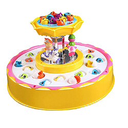 Acheter Jeu de pêche électrique Jeu de Jouets Double-Conseil Rotatif Double Couche Jouet Jaune