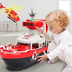 Acheter Universal Jouets pour enfants Simulation Trajectoire Inertielle Bateau Bateau Jouet Voiture & Musique Histoire Jouet léger Bateau Modèle Voiture Parking Jouet Enfant Garçon |(Rouge)