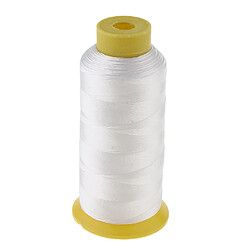 fil de couture en nylon renforcé 210d pour bricolage en cuir bricolage, 900 m, blanc