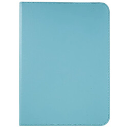 Etui en PU support rotatif anti-chute avec élastique avec support pour votre iPad 10.9 (2022) - bleu clair