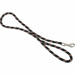 ZOLUX Laisse nylon corde 13 mm noire 6 mètres.