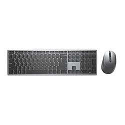 DELL KM7321W clavier RF sans fil + Bluetooth QWERTY Anglais britannique Gris, Titane