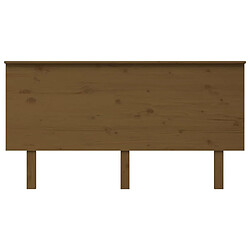 Avis Maison Chic Tête de lit scandinave,Meuble de chambre Marron miel 154x6x82,5 cm Bois massif de pin -MN64091