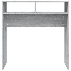 Acheter vidaXL Table console Sonoma gris 78x30x80 cm Bois d'ingénierie