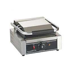 Grill à panini professionnel Rainurée - 320 x 410 x 190 mm - Combisteel -