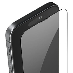 Avizar Verre Trempé pour iPhone 16 Dureté 9H Full Glue 5D avec Applicateur Noir