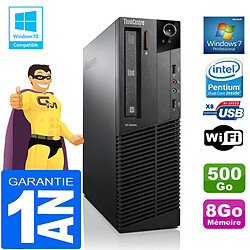 PC Lenovo M92p SFF Intel G630 Ram 8Go Disque 500 Go Graveur DVD Wifi W7 - Occasion