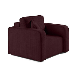 Bestmobilier Miro - fauteuil en velours texturé