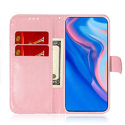 Acheter Wewoo Housse Coque Pour Huawei P Smart Z / Y9 Prime 2019 Couleur unie Boucle magnétique colorée Flip horizontal en cuir PU avec support et fentes cartes et portefeuille et lanière rose