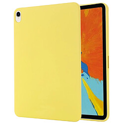 Coque en silicone antichoc jaune pour votre iPad mini (2021)