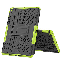 Avis Coque en TPU hybride antidérapant avec béquille vert pour votre Apple iPad 10.2 (2019)