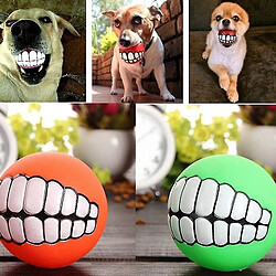 Chien De Compagnie Chiot Boule Dents Silicone Mâcher Jouets Son Nouveauté Jouer Jouets Drôles Accessoires Pour Chiens Jouets Pour Chiens Pour Grands Chiens