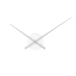 Karlsson Horloge murale design minimaliste Little Big time - Diam. 44 cm - Argenté