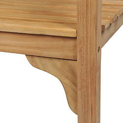 Acheter Helloshop26 Banc de jardin meuble de patio d'extérieur terrasse 228 x 62,5 x 90 cm bois de teck solide 02_0011303