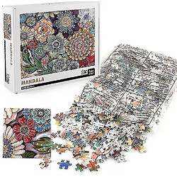 Universal 1000 pièces mandala fleur puzzle bricolage puzzle jouets assemblage image déco