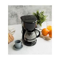 Cafetière filtre 6 tasses 600w noir - DOD183N - LIVOO