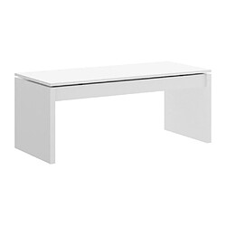 Avis Vente-Unique Table basse BASTIAN - Plateau relevable - Coloris blanc