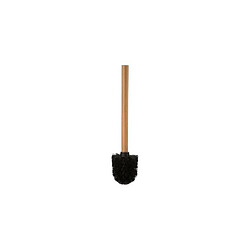 Brosse WC Bambou Noir 38cm Noir