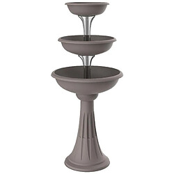 Ac-Deco Pot de fleurs design - Trevy - D 50 x H 114 cm - Gris