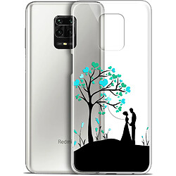 Caseink Coque Pour Xiaomi Redmi Note 9 PRO (6.67 ) [Gel HD Collection Love Saint Valentin Design Sous l'arbre - Souple - Ultra Fin - Imprimé en France]